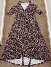 Boden Lavinia Jersey Wrap Dress in Flora Bloom Size US 14 L Long picture