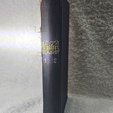 Antique 1859 Luthers Volksbibliothek Vol 1 &2 Combined German Martin Luther Rare picture