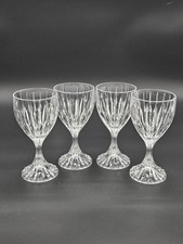 Mikasa Park Lane Crystal Water Goblets 6.7in Discontinued Set of 4 picture