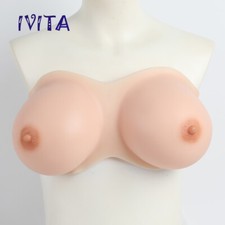 C-G Cup Silicone Boobs Bandeau Breast Forms For Crossdresser Transgender picture