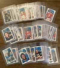 1970 KELLOGG'S NFL FOOTBALL NEAR COMPLETE 55/60 Cards SET NM NO CRACKS picture