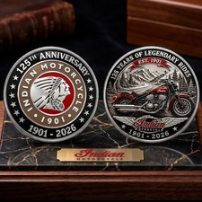 Indian Motorcycle 125th Anniversary Commemorative Coin picture