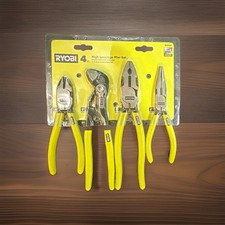 RYOBI High Leverage 4-Piece Pliers Set, Green [RHPK04] *Free Shipping* picture