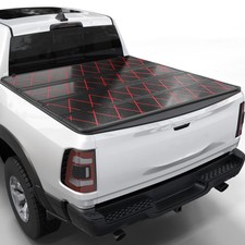 Fit For 2009-2026 Dodge Ram 1500  Hard Quad-Fold Truck Bed Tonneau Cover 5.7 FT picture