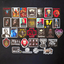 Industrial Metal Vinyl Stickers German Rock Music Decals Gothic Laptop Guitar picture