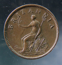 Great Britain, Farthing, 1806 copper coin, George III picture