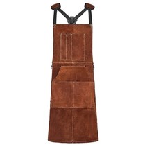 VEVOR Leather Welding Work Apron Heavy Duty Cowhide Heat Resistant Welding Apron picture