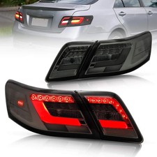 LED Tail Lights for Camry 2007 2011 3D Light Bar Not Fit LE Hybrid Smoke picture