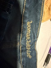 Woman Within Dark Wash Denim Jeans (Size 20W) picture
