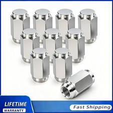 Upgrade Chrome Closed.End Bulge Acorn Lug Nuts 12x1.5 Set of 20 Wheel Lug Nuts. picture