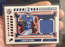 2024 Panini Rookies & Stars #NA-JGS Jahmyr Gibbs NFL Authentic picture