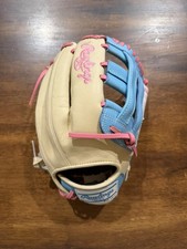 Rawlings Heart of the Hide PROR207U-6C 12 1/4 Leather Glove Tan/BluePink RHT NWT picture