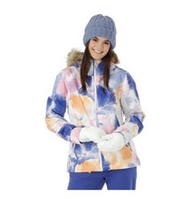 ROXY DryFlight Women's Hooded Tie Dye Ski Jacket Full Zip Multicolor M picture