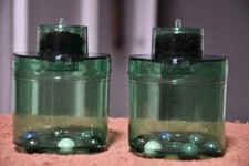 NOS VTG PAIR INTERNAL SUBMERSIBLE GREEN ACRYLIC AQUARIUM FILTERS SALE+SHIPPED picture