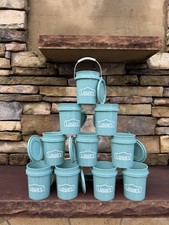 NEW 10 Lowe's TEAL 0.42 Q BPA-Free Mini Buckets  W/Lids  picture