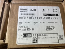 GENUINE Sargent LC 8204 LNP 32D LHR 1 1/4 1 3/4 Manufacturing Mortise Lock picture