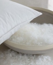 NWT QUINCE PREMIUM DOWN STANDARD PILLOW COTTON DUCK FIRM MSRP $150 picture
