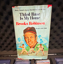 Brooks Robinson Third Base Is My Home Hardcover Signed Inscribed Illus DJ picture