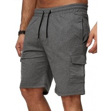 Multi-Pocket Casual Shorts Basketball Sports Gym Fitness Cargo Pants Workout picture