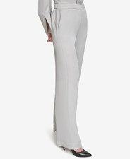 Halston Women's Straight Leg Flat Front Pants MSRP $89 BLM picture