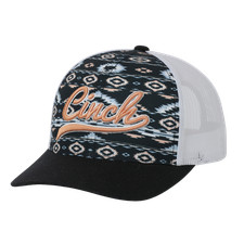 Cinch Ladies Navy Blue Aztec Print Trucker Cap MHC7901020 picture