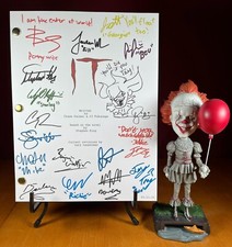 Stephen King's IT Script Signed- Autograph Reprints- 118 Pages- IT 2017 Movie picture