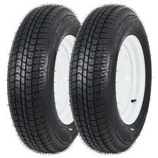 Garvee 2 pcs ST205/75D15 Trailer Tires and Wheels W/15
