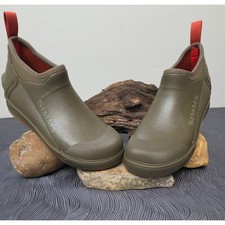 Simms Challenger Slip-On Shoes Mens Size 11 Dark Stone Water Shoes Deck Shoes picture