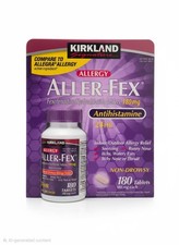 Aller-Fex Antihistamine 24HR Allergy Relief Tablets 180 Count Kirkland Signature picture