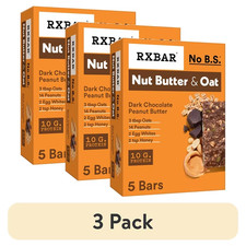 (3 pack) RXBAR Dark Chocolate Peanut Butter Protein Bars GlutenFree picture