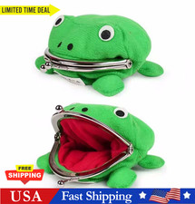 Bandai Naruto Frog Wallet Coin Purse Cute Japanese Anime Cosplay Ninja Money Bag picture