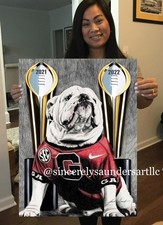 georgia bulldogs national championship drawing artwork picture