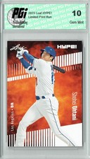Shohei Ohtani 2023 Leaf HYPE #135 Only 5000 Made Rare 1st Dodgers Card PGI 10 picture