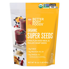 Organic Super Seeds, Chia Seeds, Flaxseed Meal, & Hemp Seeds, 16 oz picture