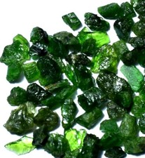 60.5 Ct Natural Green Tsavorite Garnet 68 Pcs Most Collectible Tanzania Rough picture