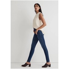 Madewell Women’s Sz 29 10” High Rise Skinny Jeans Stretch Denim picture