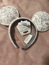 2026 Disney Parks Ink & Paint Magic Animation Sorcerer Mickey Ears Headband New picture
