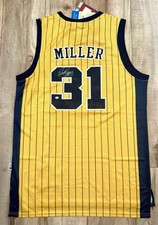 Reggie Miller Signed Indiana Pacers Adidas Jersey Autographed NBA  Authentic picture