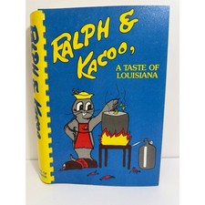 Vtg 1984 Ralph & Kacoo A Taste of Louisiana Cookbook 1st Ed George Rodrigue Art picture