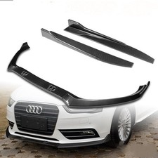 5pcs Combo Front Bumper Body Kit Lip + Side Skirt Extensions Diffuser picture