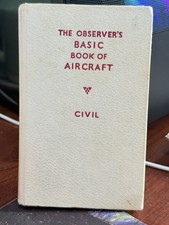 The Observer's Basic Book of Aircraft  Civil 1967 William Green Pocket Series picture