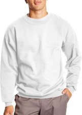 Hanes Sweatshirt Mens Heavyweight Cotton Fleece Crewneck Ultimate Standard S-3XL picture