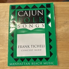 Full Concert Band  Score Cajun Folk Songs By Frank Ticheli picture