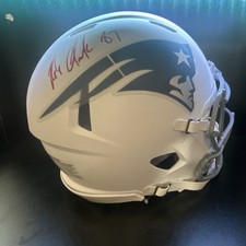 Rob Gronkowski #87 Signed New England Patriots authentic Helmet authenticated picture