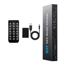 4K 30hz 1080P 9x1 HDMI-Compatible Multi-viewer  Screen 10 Ways Viewing Screen picture