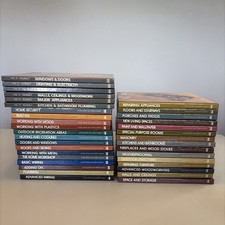 Vintage 70’s 80's Home Repair & Improvement Time Life Books Hardcover Lot Of 35 picture