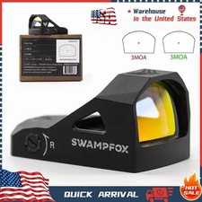 Swampfox Liberty Micro Reflex 3MOA 1x22mm Green Dot Sight For RMR Footprint New picture