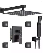 Full Body Rain Shower System with 4 Body Shower Jets & 128#8217;8#8217; Wall Mou picture