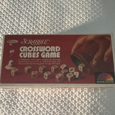 Vintage 1968 Scrabble Crossword Cubes Game picture