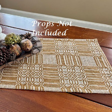 New PRIMITIVE Table SQUARE MUSTARD CREAM WINDHAM 52